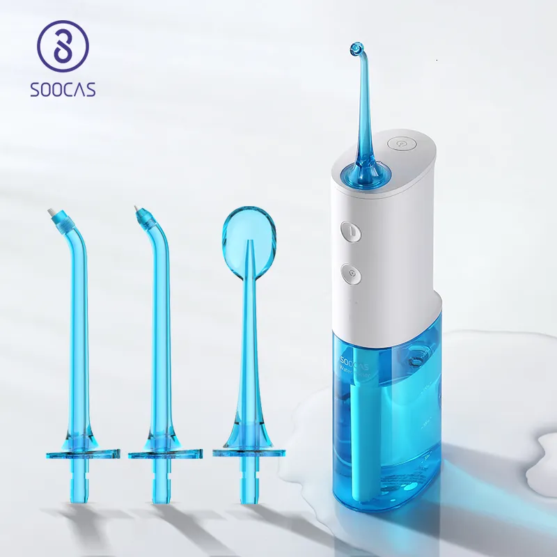 النظافة الفموية الأخرى SOOCAS W3 الري المحمولة USB قابلة للشحن مياه الأسنان Flosser مستقر التدفق IPX7 مقاوم للماء الأسنان منظف 230824