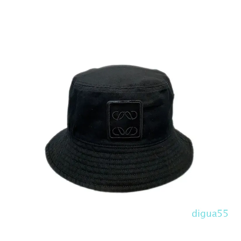 Chapeau de pêche Simple de couleur unie, Patch de lettres d'amour en toile, chapeau seau à dessus plat, décontracté et polyvalent, chapeau Bob d'été