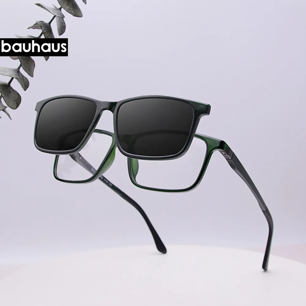 Montature per occhiali da sole alla moda X3195 Clip magnetica su occhiali Montatura da uomo Occhiali da vista ottici Montatura da donna Miopia Clip magnetica polarizzata su occhiali da sole 230825