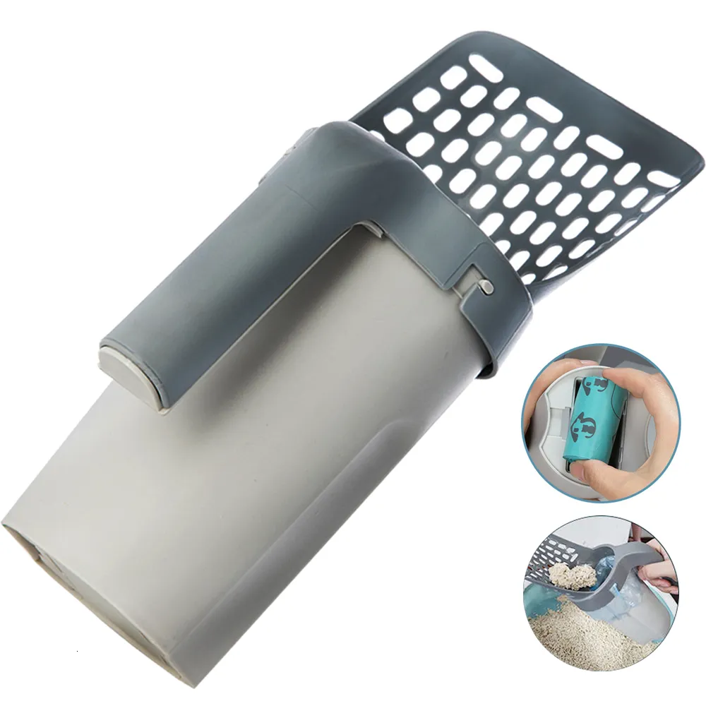 Andra kattförsörjningar Kattkull SPOPLE SCOOP FILTER Clean Toalett Garbage Picker Kattlåda Självrengöring Katt Tillbehör Accessory 230825