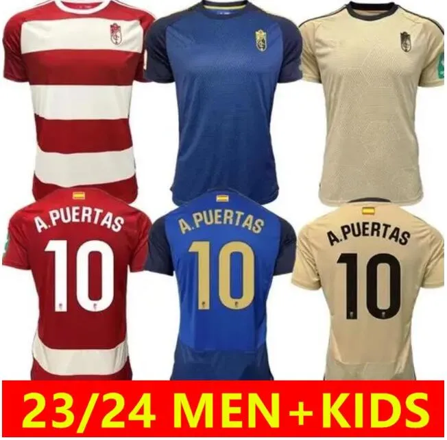 23/24 Camiseta CF Soccer Jerseys CALLEJON A.PUERTAS SORO UZUNI 23 24 Granada Jesus Vallejo Shon Weissman F.DIEDHIOU C.NEVA BRYAN