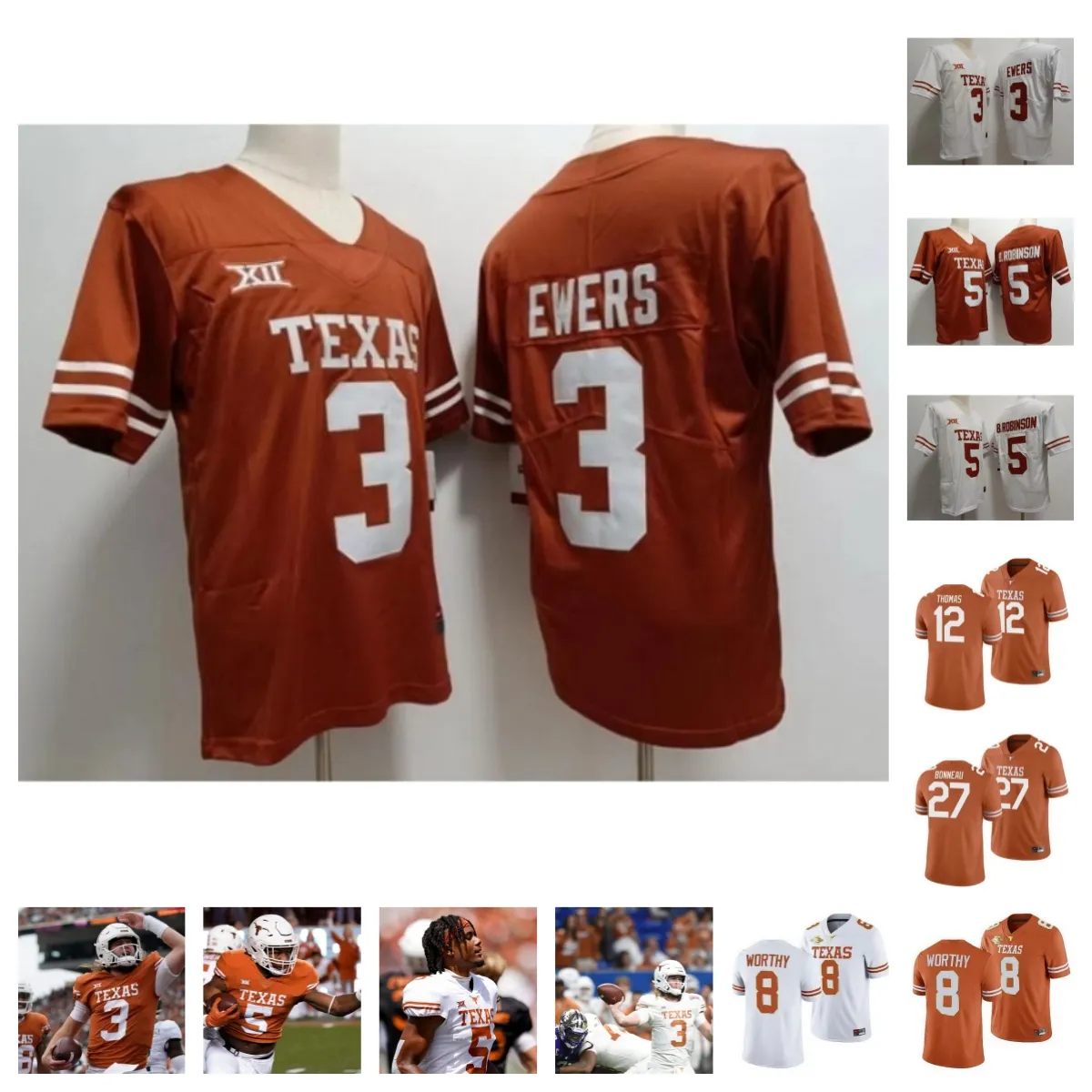 Jersey De Fútbol De Texas Longhorns: Temporada Oficial 2024, Jugador  Personalizable Ewers, Manning, Campbell, Sanders, Hill, Baxter, Cook,  Banks, Bush De 20,56 € | DHgate, image size:1200x1200