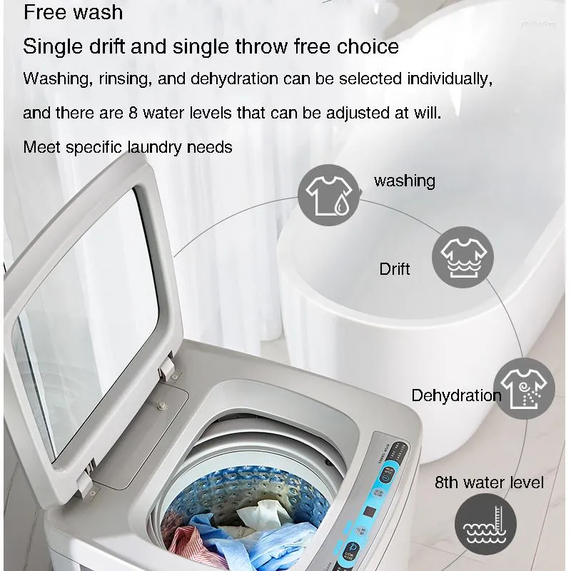 Lavadora automática inteligente de bajo ruido, Mini lavadora pequeña de  gran capacidad para el hogar, 2024 Desde philbertary, 521,53 €