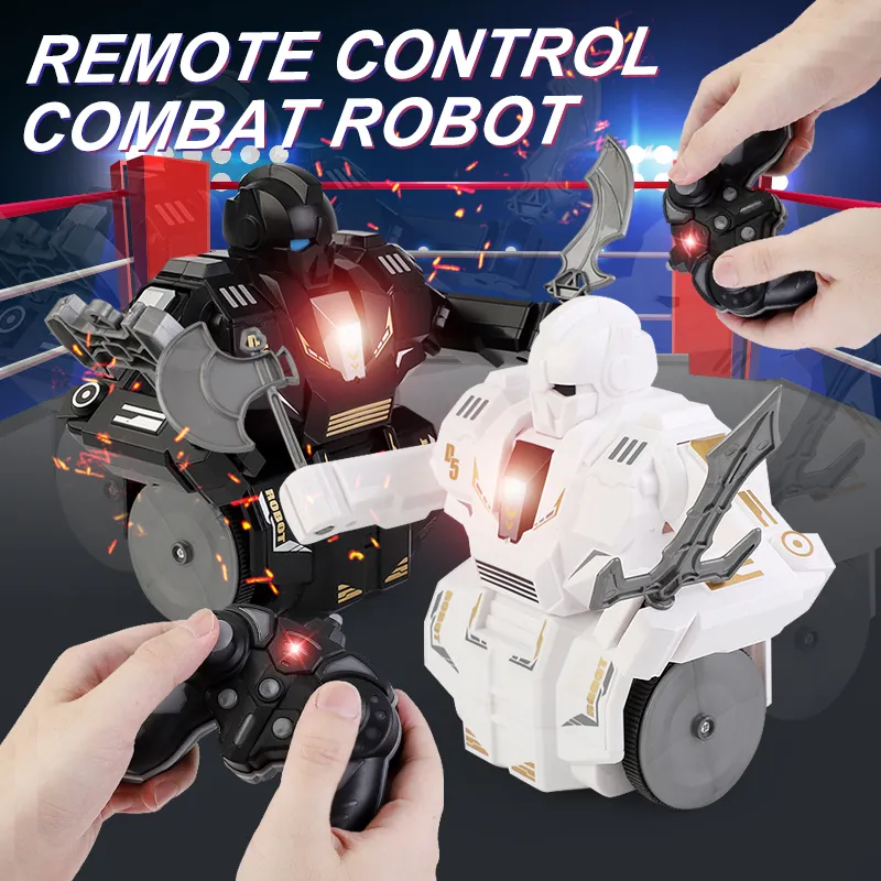 ElectricRC Dieren 24G Afstandsbediening Vechten Battle Combat Robot Speelgoed voor Gift RC Game 230825