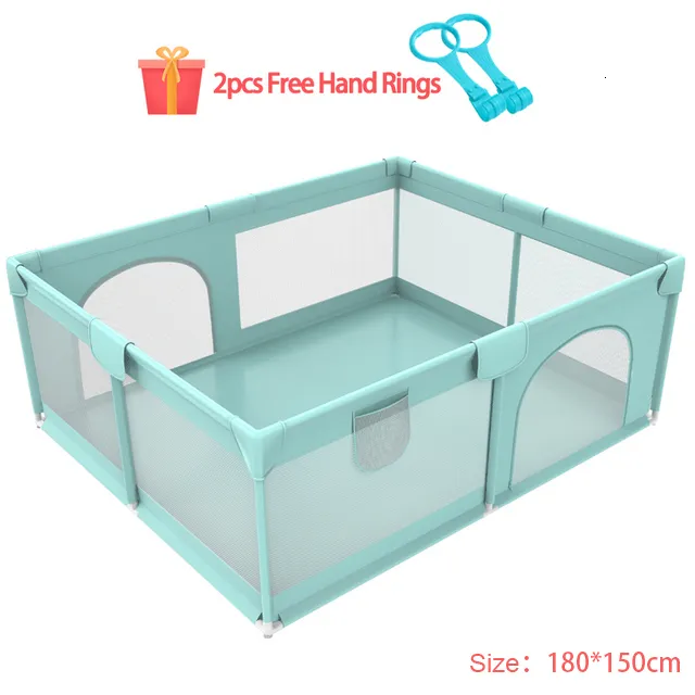 Large Sturdy Double Door Largest Playpen With Breathable Safety Fence