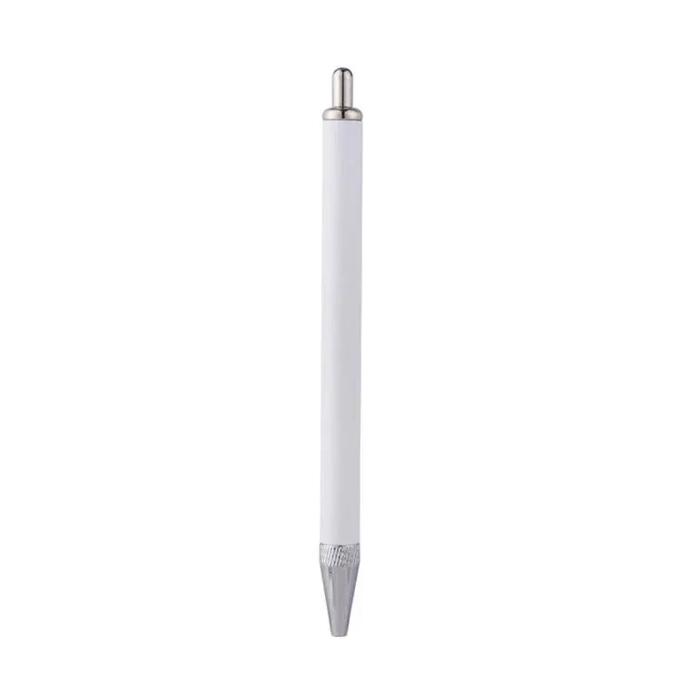 Sublimation Ballpoint Pens Blank Heat Transfer White Zinc Alloy Material Customized Pen School Office Supplies Writing