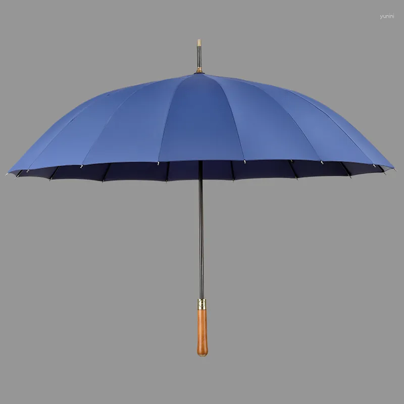 Paraplu's Heren Strandparaplu Parasol Luxe Mooi Winddicht Lange steel Zonwering Designer Hoge kwaliteit Sombrilla Housewear