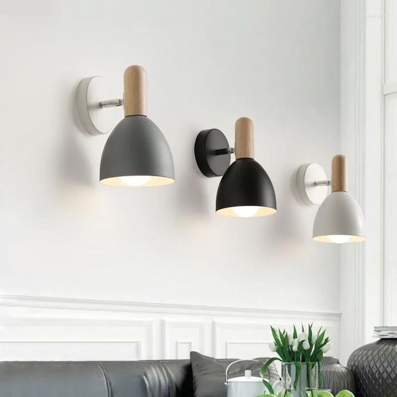 Vägglampor lampa nordiskt sovrum minimalistisk modern kreativ vardagsrumskorridor balkong hall sängen säng