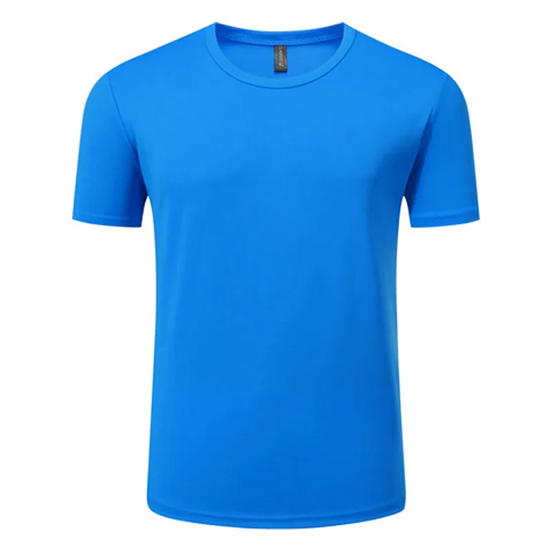 Bon produit EP1903160g T-shirt de sport à col rond, léger et fin, à séchage rapide, en soie glacée, lisse et respirant, T-shirt au toucher frais