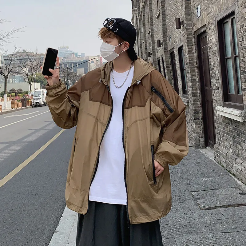 大人気新品 Sale Jackets Hooded Mens Summer Jacket Casual Fashionable Clothing