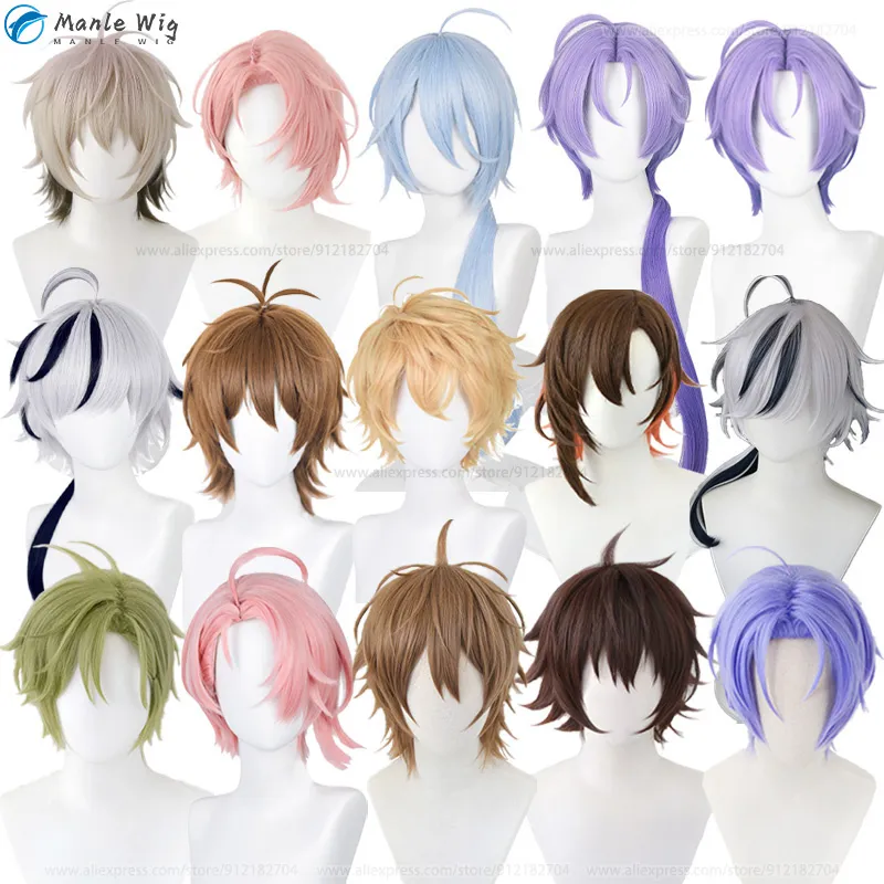 Cosplay Wigs Game Nu Carnival Olivine Eiden Blade Kuya Edmond Aster Yakumo Quincy Garu Cosplay Wig Theat Устойчивый