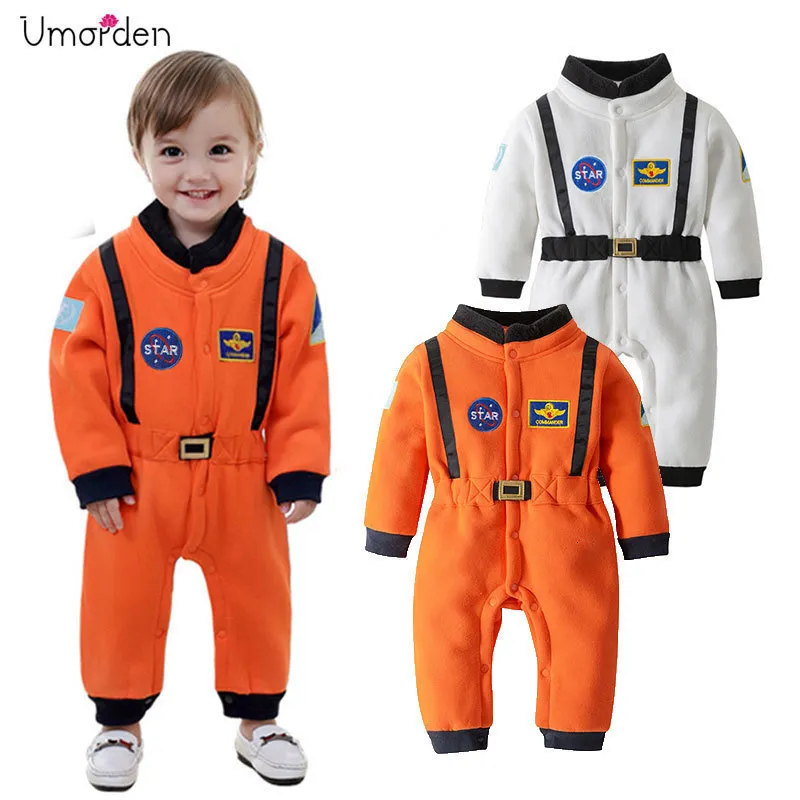 コスプレumorden宇宙飛行士コスチュームスペーススーツ男の子のためのロンパーズ幼児幼児ハロウィーンクリスマスバースデーパーティーコスプレファンシードレス230825