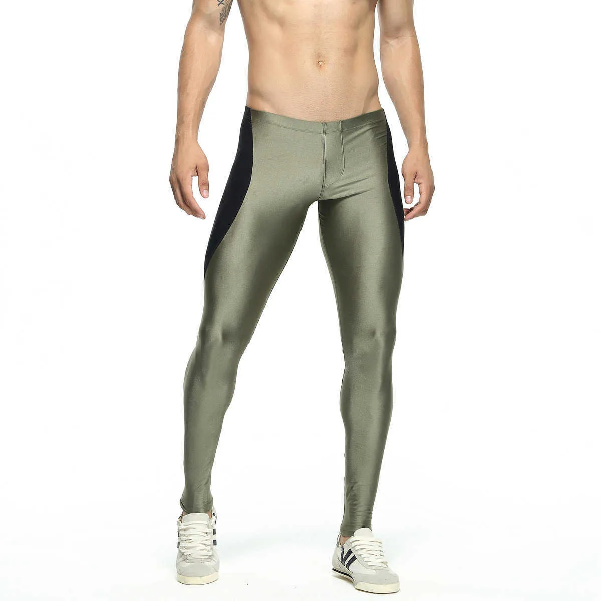 Fast Dry Compression Running Leggings For Men Sexy Fitness