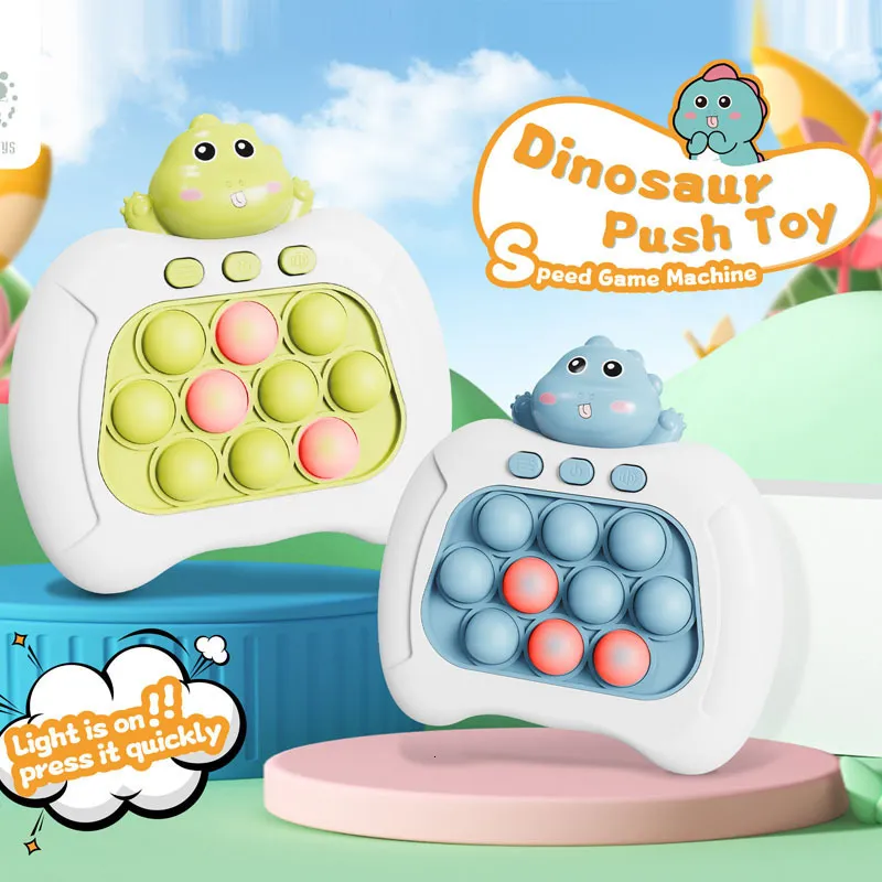 Pop Push Bubble Fidget Toys pour garçons et filles, Machines de jeu à LED,  jouets de décompression pour enfants, jouets pour enfants, nouvelle