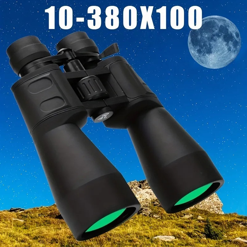 Telescopes 10 380X100 Binoculars High Magnification HD Professional Zoom For Bird Watching Camping Hunting And Travel Telescop 230825