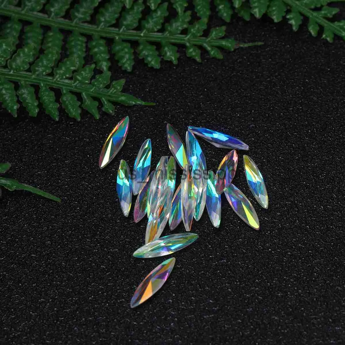 False Nails 120 Pcs Glass Rhinestones Resin Nail Tips Sticker DIY Tool Manicure Stickers Decals x0826