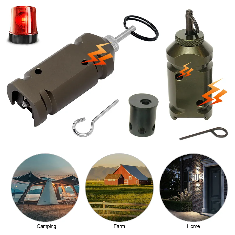 Outdoor-Gadgets Garten-Perimeter-Alarm, 360-Grad-Abdeckung, Reisesicherheitssystem, verhindert Diebstahl, Frühwarnung für Gebäude, Hof, 230826