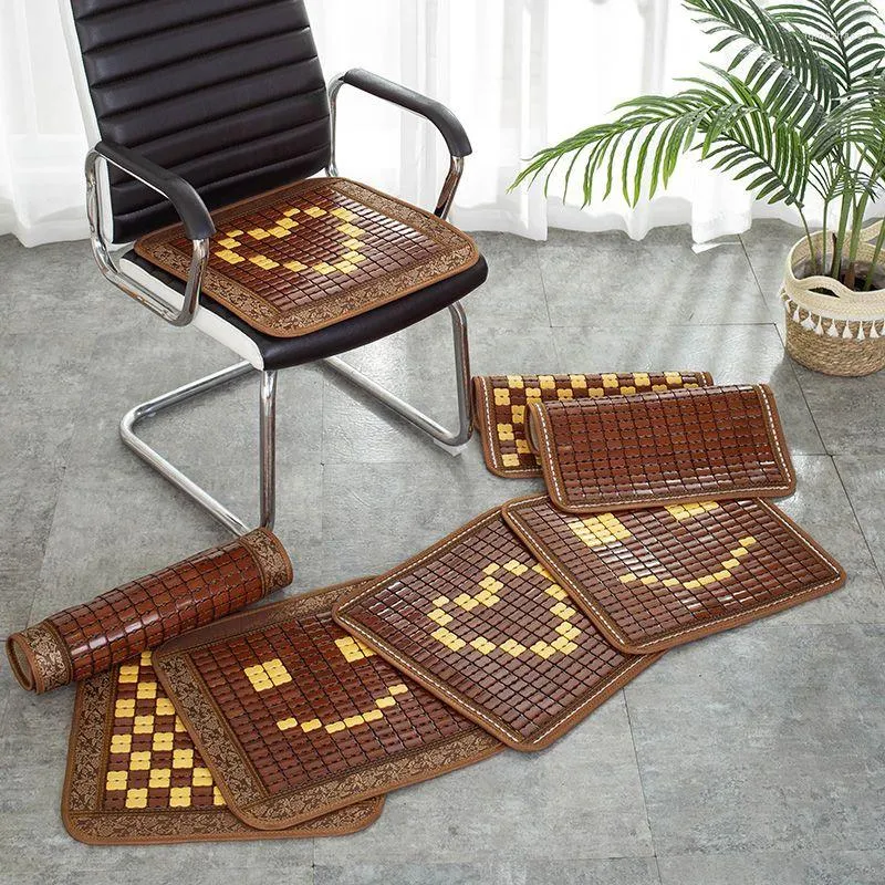 Pillow Summer Sofa Office Internet Cafe Computer Seat Mahjong Mat Bamboo Postage.