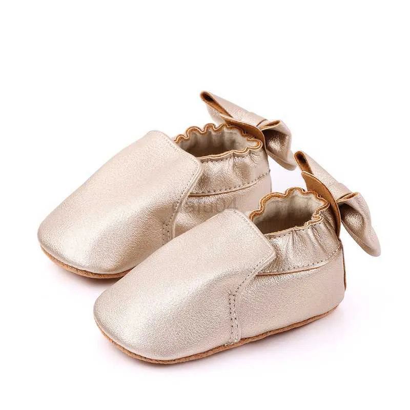 Primi camminatori Neonate Scarpe suola morbida in pelle Pu Scarpe da neonato per ragazze Scarpe casual per bambini Mocassini per bambini Prewalkers F197 L0826