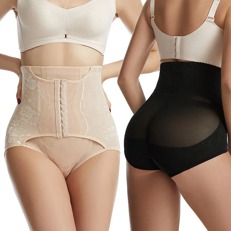 Taille Tummy Shaper Controle Slipje voor Vrouwen Shapewear Butt Lifter Korte Hoge Trainer Corset Afslanken Postpartum Body Ondergoed 230825