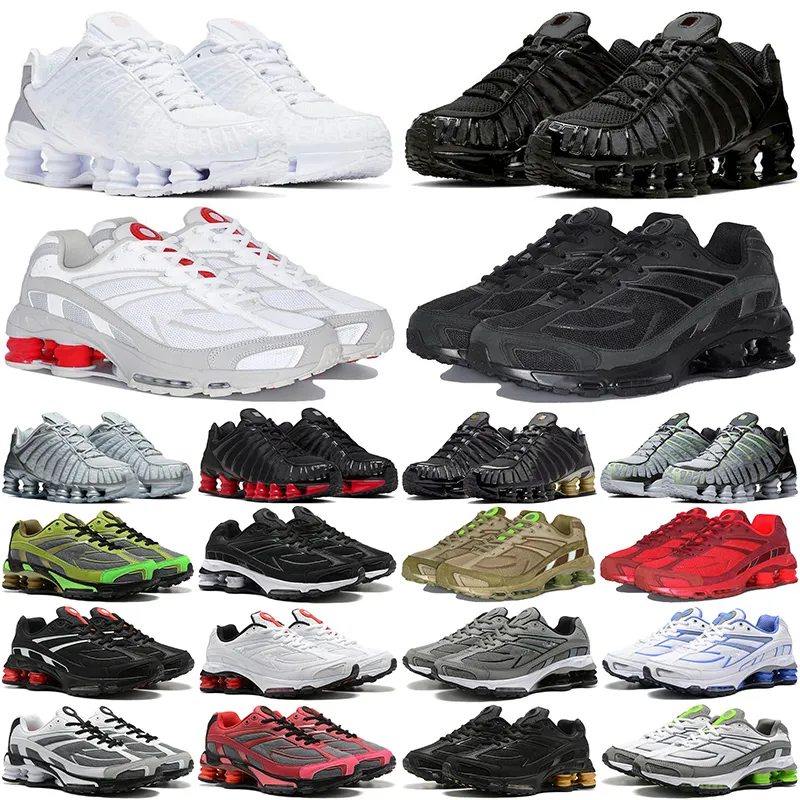 shox tl r4 Ride 2 NZ running shoes men women triple white Silver Red Grey Fog Olive mens womens trainers sports sneakers runners