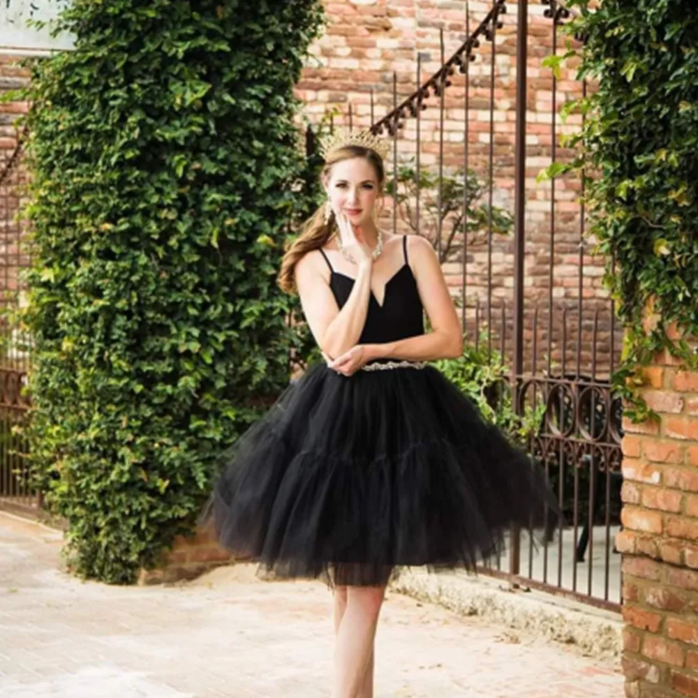 6 katmanlar Tul Yeti kin Tutu etek Parlama kabar k petticoat elbise prenses robe mariage lolita elbise parti balo elbisesi