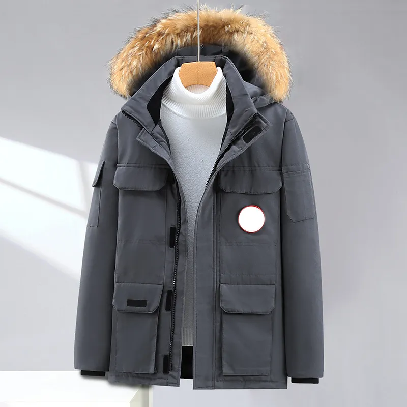 Men Winter Jacket With Big Real Fur Warm Parka For Men Waterproof Winter  Coat