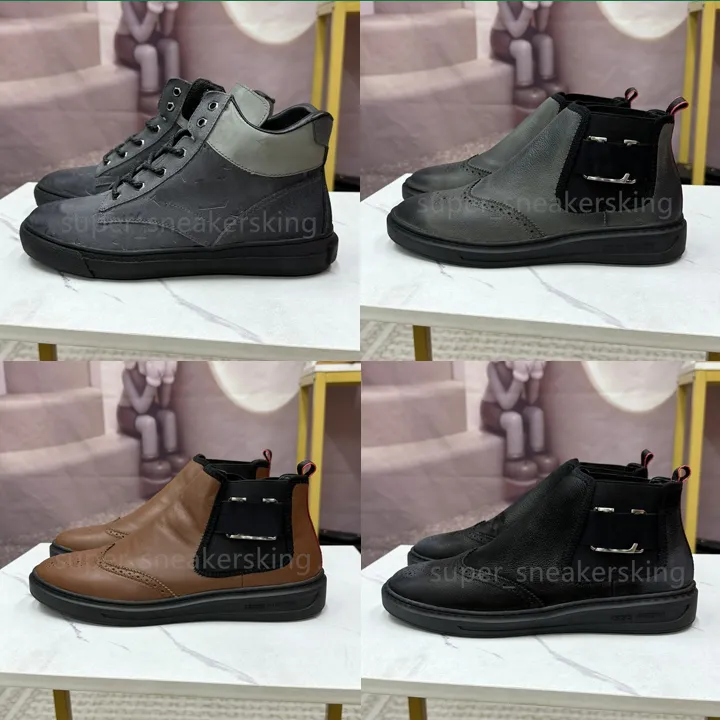 Män stövlar designer skor klassiska stövlar fotled stövlar vinter stövel casual mens utomhus stövlar storlek 38-45 med låda