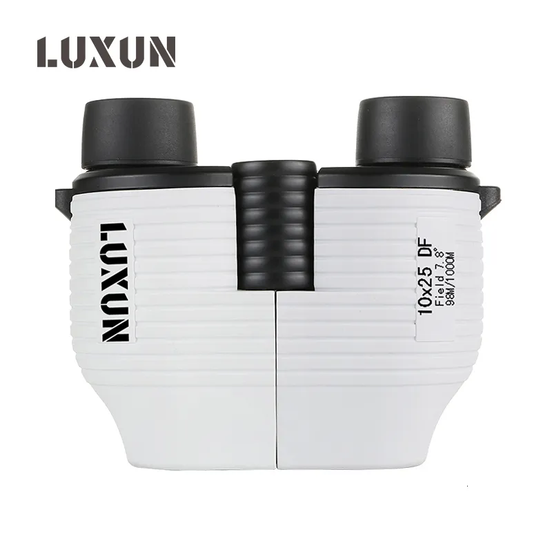 Telescopes LUXUN HD Binoculars 10X25 Small Portable Telescope Professional Powerful for Outdoor Tourism Hunting 230825