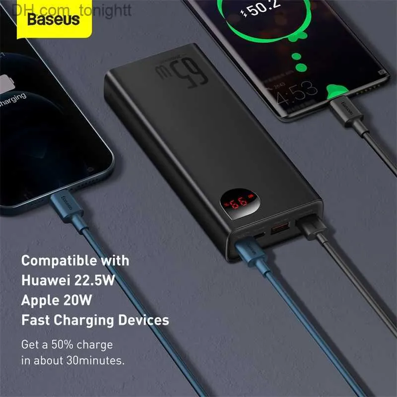 We Batterie Externe 20000 Mah Powerbank Chargeur Portable Grande Capacité  Charge Rapide 15w Avec 1 Port Usb-c Et 2 Ports