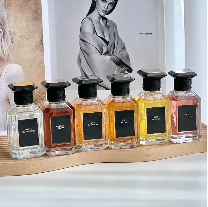Perfume Fragrance: Top Rose, Cherie, Angelique Noire, Santal Pao Rosa,  Cruel Gardenia, Cuir Beluga, Rose Barbare, and Herbes Parfum 100ml Long 