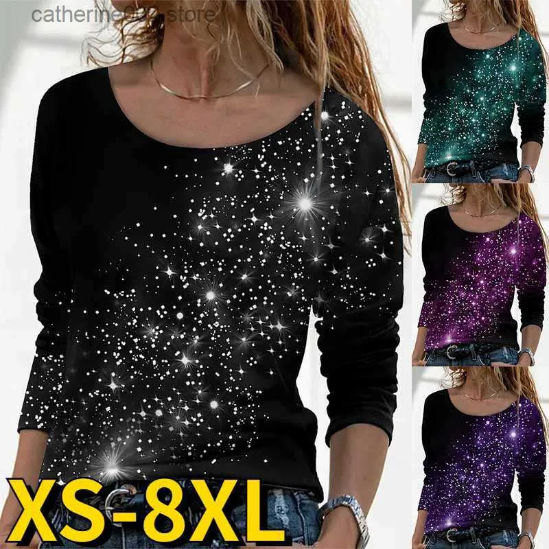 T-shirt femminile 2023 Autunno Autunno New Women's Long Sleeve Casual Versatile New Design T-shirt Topta di moda a collo rotondo T230826 T230826