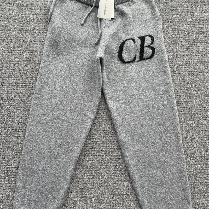 Men's Tracksuits 2023 Grey Relaxed Cole Buxton Pants Men Women Merino Wool Cotton CB Loose Casual Sweatpants Trousers 230825