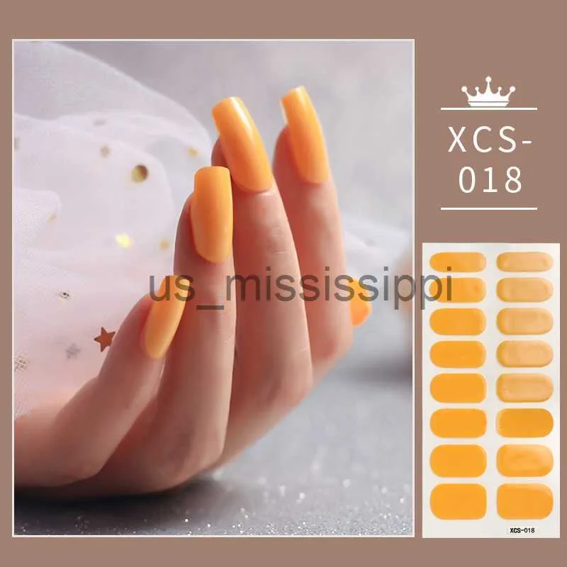 Faux ongles 1pc Nail Art Autocollant Laser Brillant Paillettes Polonais Wraps Double Bandes Adhésives De Mode Autocollants De Mode Manucure Décor x0826