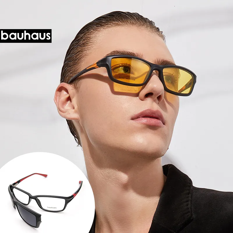 Модные солнцезащитные очки рамы x3182 Bauhaus Fashion Sport Eyewear Night Vision Магнитные солнцезащитные очки 230825