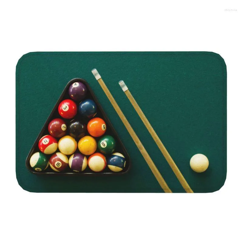 Teppiche Custom Billard Gaming Pool Ball Fußmatte rutschfest Eingang Küche Bad Tür Bodenmatte Garage Teppich Teppich Fußpolster