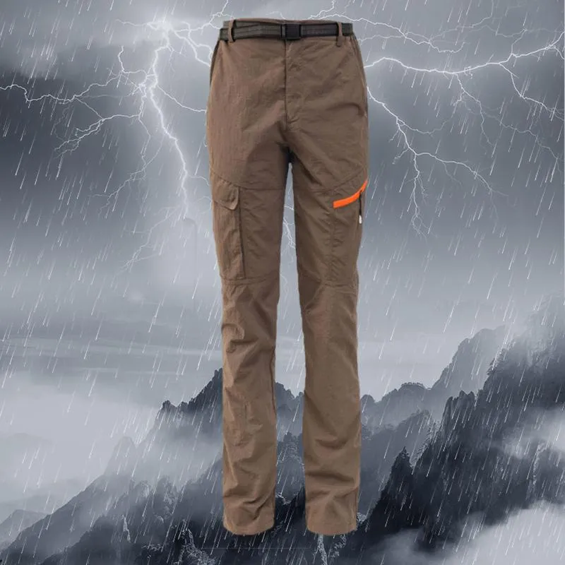 Mens Quick Drying Work Waterproof Hiking Pants For Construction