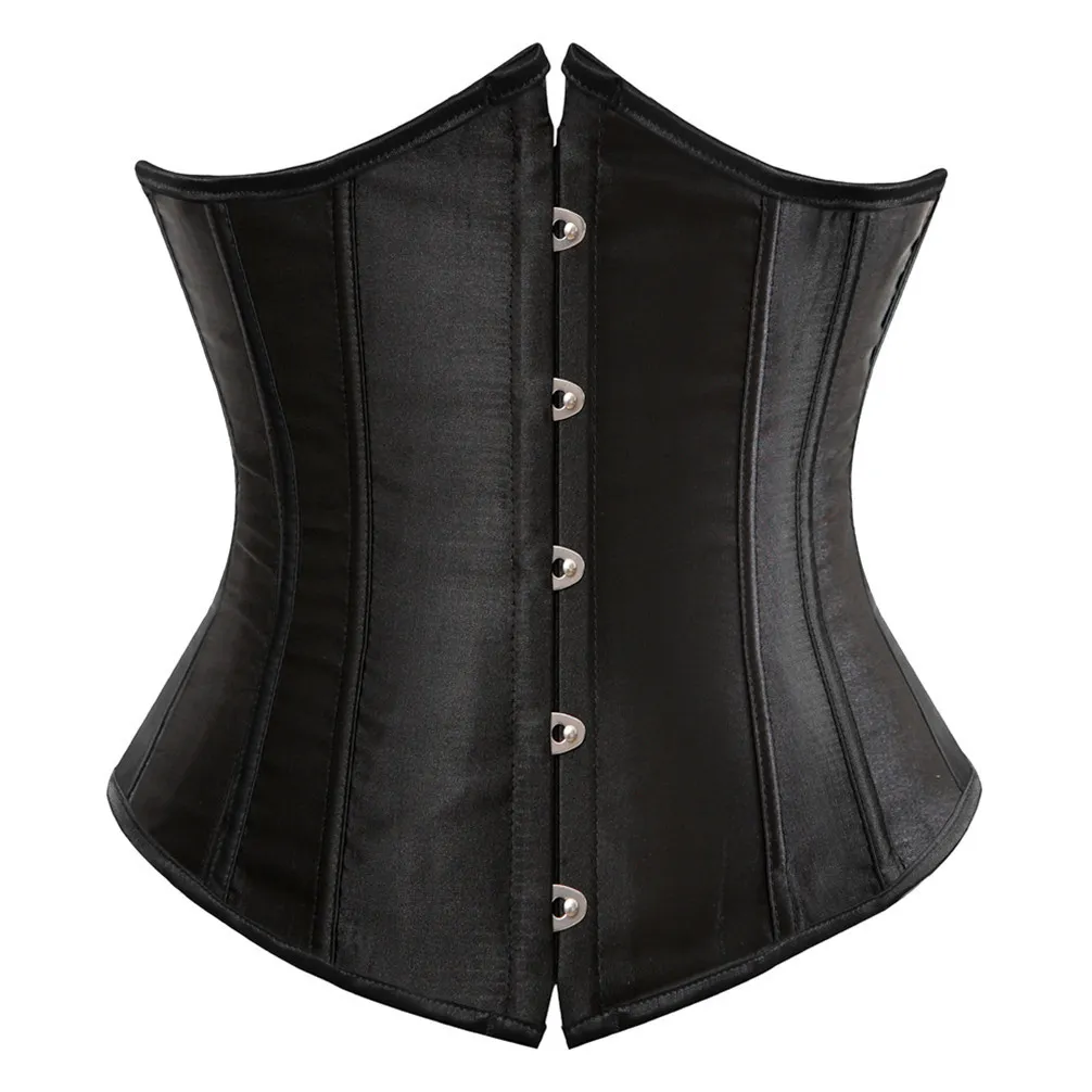 Taille Bauch Shaper Unterbrust Korsett Sexy Damen Unterwäsche Schlankheits Body Top für Frauen Steampunk Schnürgürtel Weiß 230825