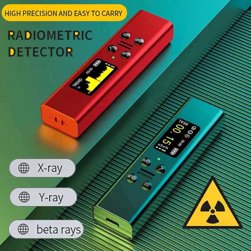 Testeurs de rayonnement Compteur Geiger Détecteur de rayonnement nucléaire de haute précision Détecteur de rayons X Beta Gamma Compteur Geiger Dosimètre 230825