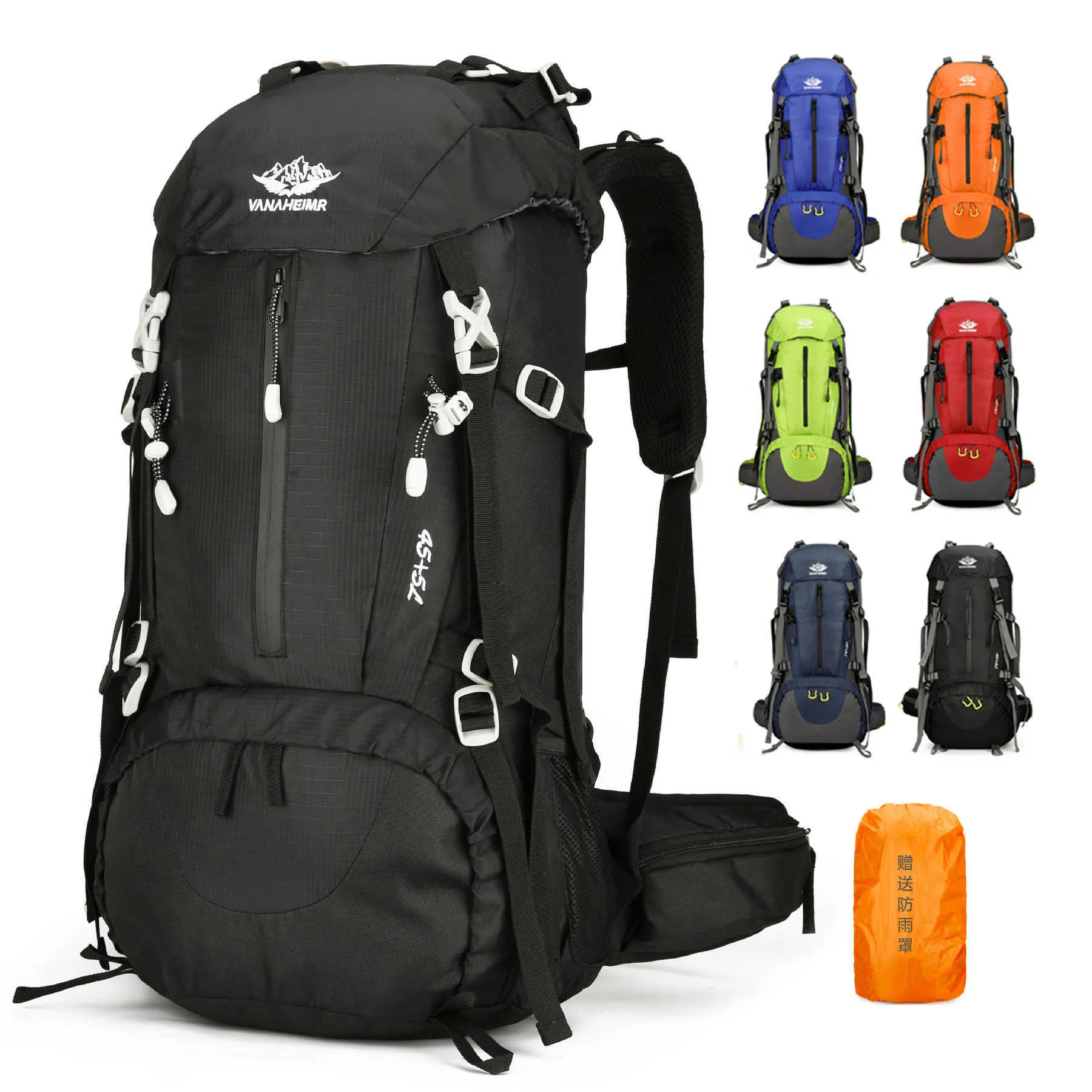 Mountaineering outdoor sports Large capacity nylon backpack Hiking sports multi-functional outdoor backpack T230826