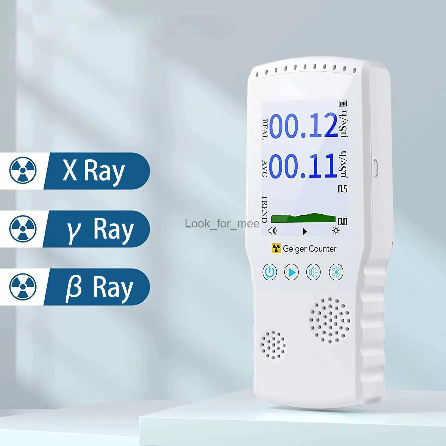 AIR-02 Strålningskärndetektor EMF-mätare Fullfunktionell Geiger Counter Tester 2022 Ny miljödetektor vs BR-6 HKD230826