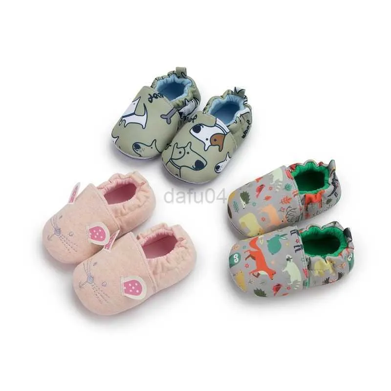 First Walkers Nouveau bébé chaussures garçon fille chaussures coton chaussures décontractées chien renard souris anti-dérapant semelle en caoutchouc souple premiers marcheurs nouveau-nés berceau chaussures L0826