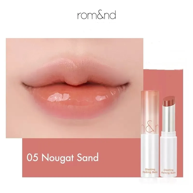 Lippenstift Romand Glasting Melting Balm 7 Farben Gelee Lippenstift Wässriges Leuchten Seidig Glatt Frauen Schönheit Lippen Make-up Professionelle Kosmetik 230826