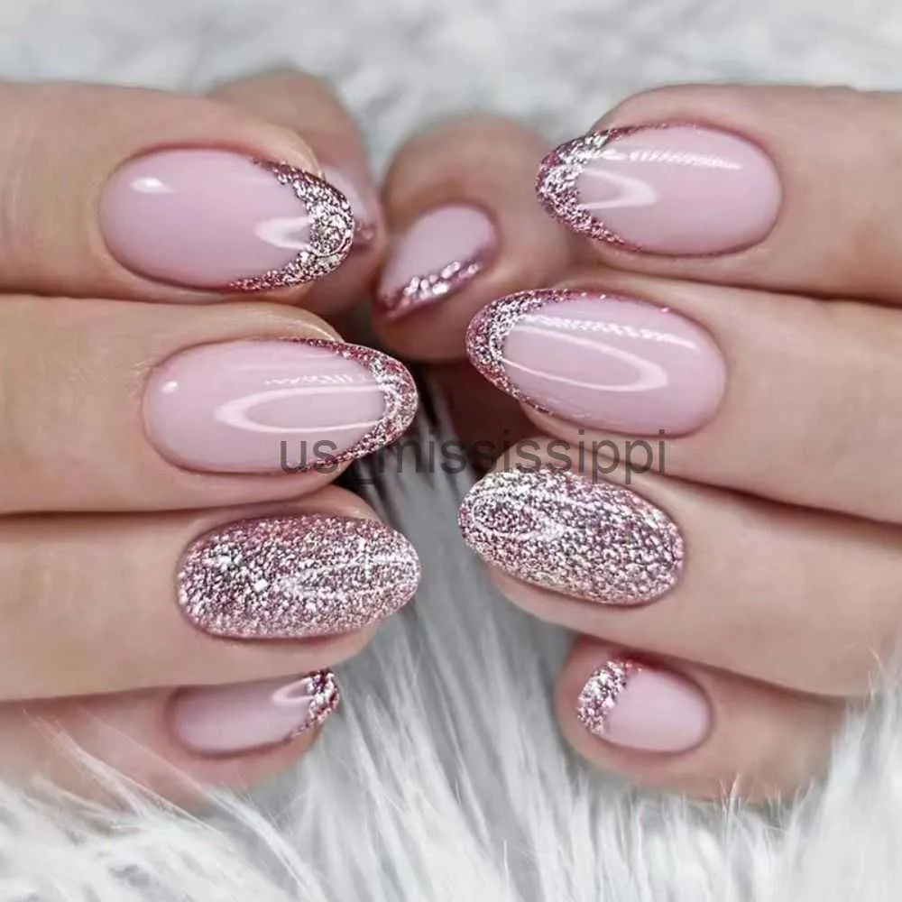 DUCHESS Bright Pink Press on Nails With Bling and Sliver Glitter Hot Pink  Nails Glue on Nails Ballerina Nails Coffin Nails - Etsy