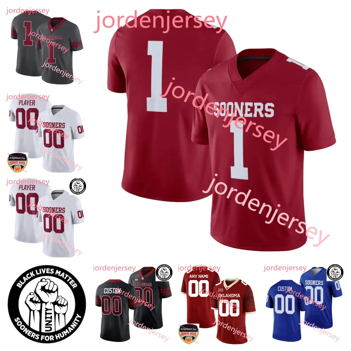 Gentry Williams Justin Broiles Oklahoma Football Jersey Kani Walker Jayden Rowe jordon Mukes C.J. Coldon Ty Taylor Stitched Oklahoma Sooners jerseys Dashaun White