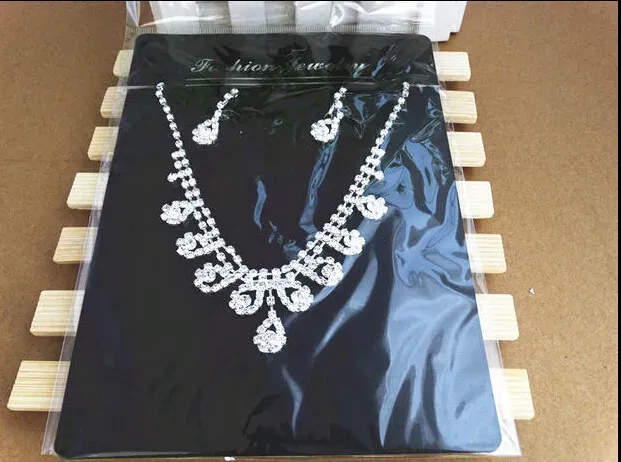 16 Style Bridal Wedding Party Crystal Rhinestone Pendant Necklace Earrings Jewelry Sets Bridal Jewelry Accessories3367453