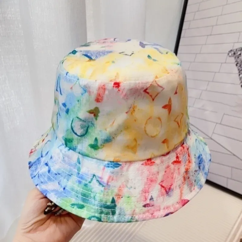Markendesigner Hüte Herren Damen Eimerhut Limited Edition Regenbogenfarbe Casquette Hüte mit breiter Krempe Prevent Sun Bonnet Beanie Baseball Cap Outdoor-Angelmützen