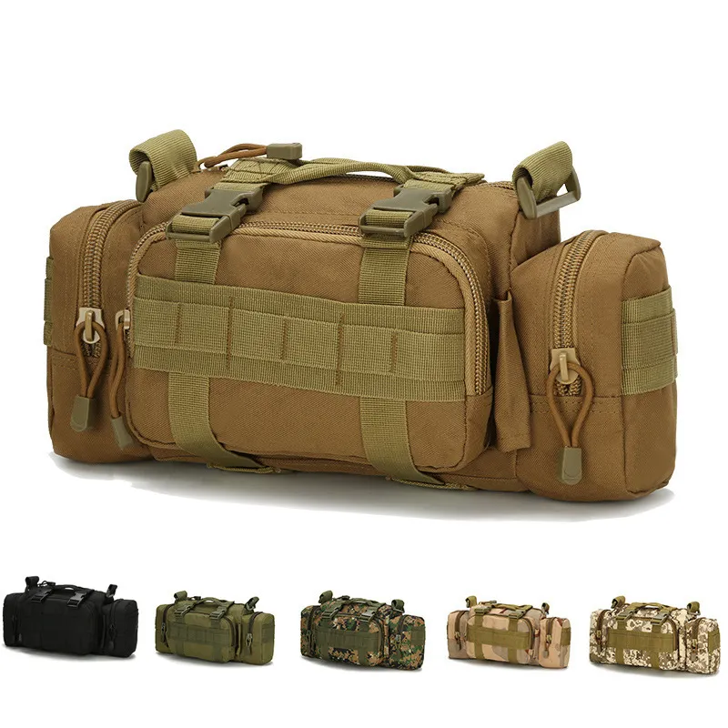 Bel çantaları açık askeri taktik sırt çantası bel paketi bel çantası mochilas ordusu molle av kamp yürüyüş çantası 3p göğüs omuz çantaları 230825
