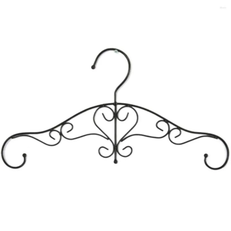 Cintres 50pcs Vintage Style europeen en metal fer cintre antiderapant garde robe rangement vetements organisateur decoration Percha