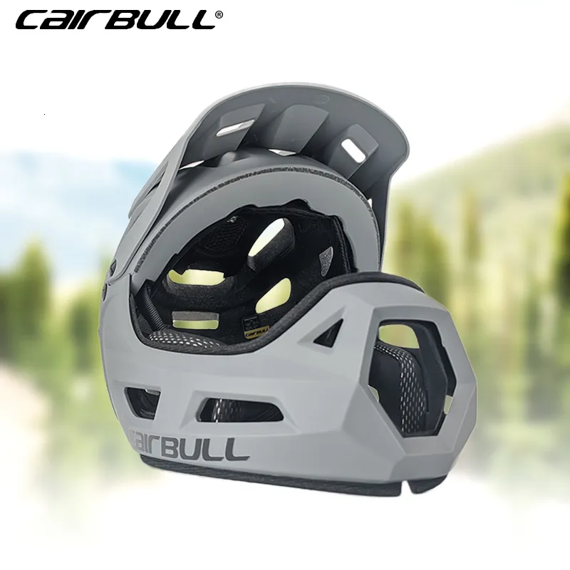 Hełmy rowerowe Cairbull MTB Full Face Helmet Adult DH Dhill Rower Motocross Motocross Off-Road Helmets Mountain Rower Unisex Cycling Equipment 230825